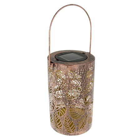Corp iluminat exterior casa / gradina - LAMPA LED CU INCARCARE SOLARA 3000K MAROCCAN LEAVES