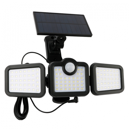 LAMPA LED CU INCARCARE SOLARA SI SENZOR DE MISCARE 10W 6000K [2]