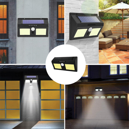 LAMPA LED CU SENZOR DE MISCARE LED 3W INCARCARE SOLARA [6]