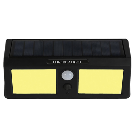 Corp iluminat exterior casa / gradina - LAMPA LED CU SENZOR DE MISCARE LED 3W INCARCARE SOLARA