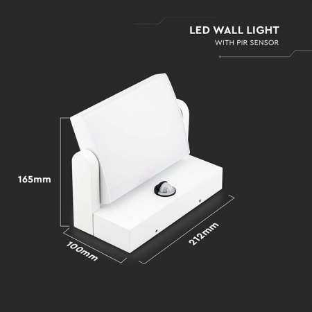 LAMPA LED CU SENZOR MISCARE 17W IP65 4000K- ALB [6]