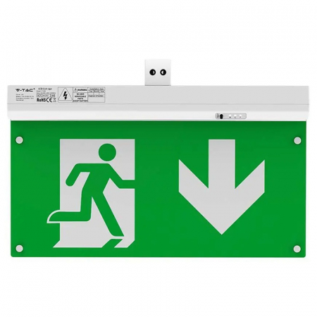 Lampa led 4 in 1 iesire de urgenta exit 2.5w 6000k alb rece V-tac [7]