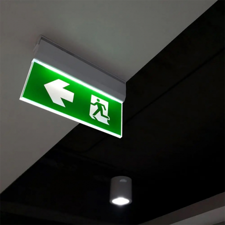Lampa led 4 in 1 iesire de urgenta exit 2.5w 6000k alb rece V-tac [5]