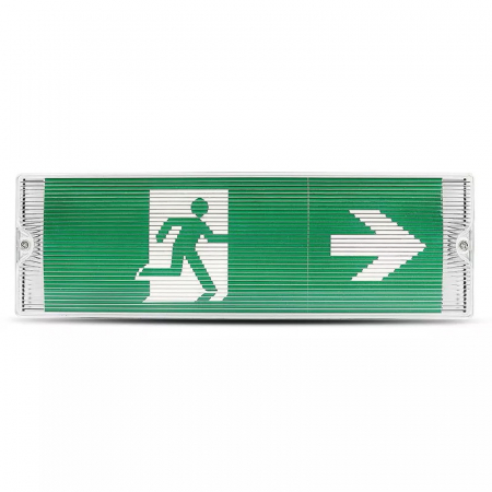 ILUMINAT  TEHNIC/PROFESIONAL - Lampa led exit iesire de urgenta cu emergenta 3w 6400k alb rece V-tac 83111