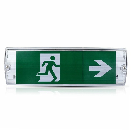 Corp Led Iesire De Urgenta - Lampa LED iesire de urgenta,exit, emergenta 4W, 6000K, alb rece, V-TAC, 838