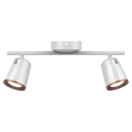 Lampă perete interior - LAMPA LED MONTAJ PERETE 2X6W 4000K ALB NEUTRU - ALB