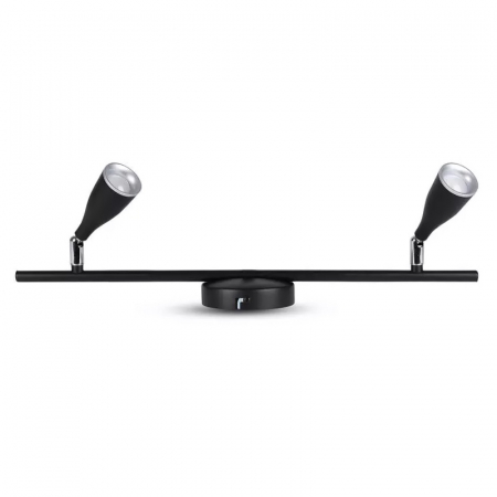 LAMPA LED MONTAJ PERETE 9W 3000K ALB CALD - NEGRU [1]