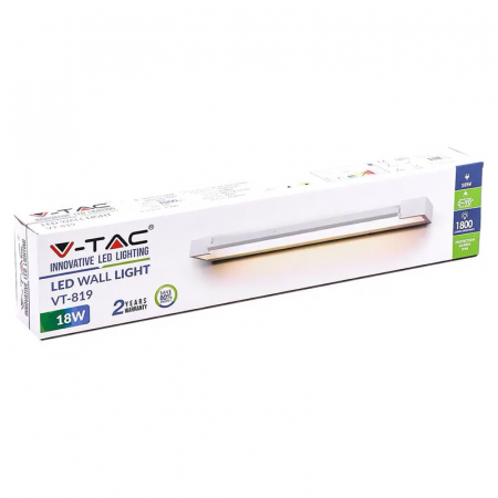 LAMPA LED MONTAJ PERETE IP44 18W 4000K ALB NEUTRU [2]