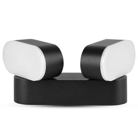 ILUMINAT EXTERIOR - Lampa led orientabila, 12w, 3000k, alb cald, negru, V-TAC 8293