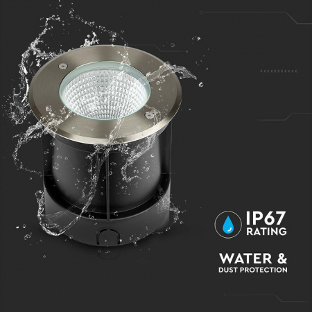 Lampa led pardoseala, ip67, 12w, 4000k, V-TAC 218622 [10]