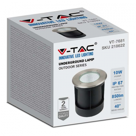 Lampa led pardoseala, ip67, 12w, 4000k, V-TAC 218622 [8]
