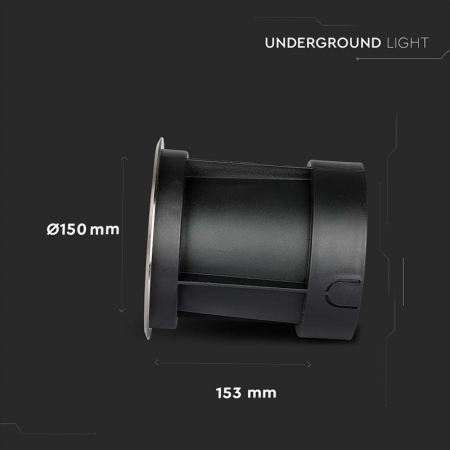 Lampa led pardoseala, ip67, 12w, 4000k, V-TAC 218622 [9]