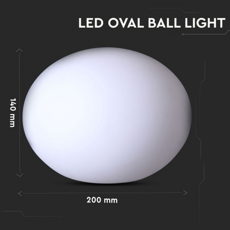 Lampa led RGB decorativa, exterior, ip67, 20x14cm, V-TAC 40141 [2]