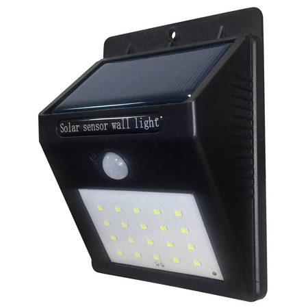 Corp iluminat exterior casa / gradina - LAMPA LED SOLARA 0.75W 6000K IP54 - NEGRU