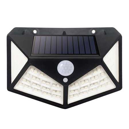 ILUMINAT EXTERIOR - LAMPA LED SOLARA 6W CU SENZOR DE MISCARE 6000K