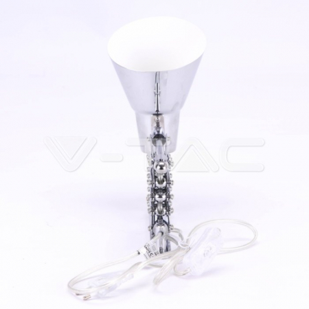 LAMPA MONTAJ PERETE CU BRAT AJUSTABIL E27 - CROM [5]