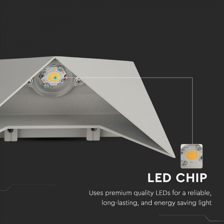 LAMPA PERETE LED 5W IP65 3000K - GRI [6]