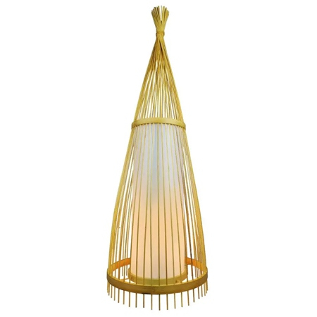 Pentru Podea - LAMPA PODEA DIN RATTAN SOCLU E27 150CM
