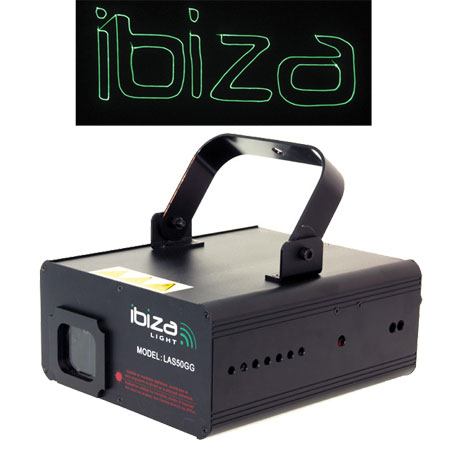 Lasere - Laser 50mw dmx green graphic