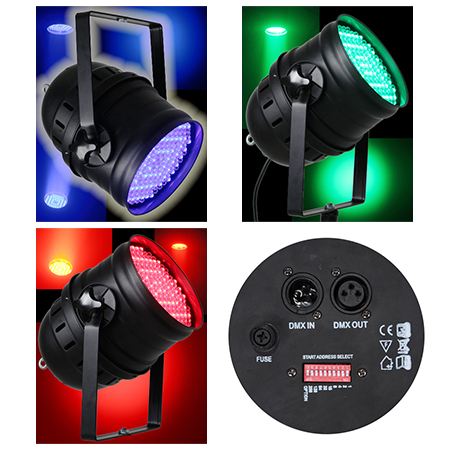 LUMINI SI EFECTE DISCO - Led par 64 dmx 10mm x 177 led-uri - Ibiza Light
