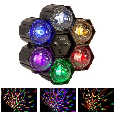 Orga Lumini - Led running rgbwyp light x6 cu microfon