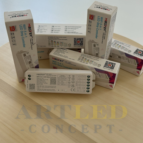 MiBoxer Controler Smart 5 în 1 WIFI , 15A, compatibil Alexa si Google Home [1]