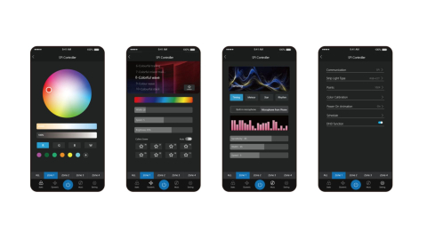 MiBoxer SPIW5-4 Controler LED SPI 5-în-1 cu 4 canale (WiFi+2.4G) [4]