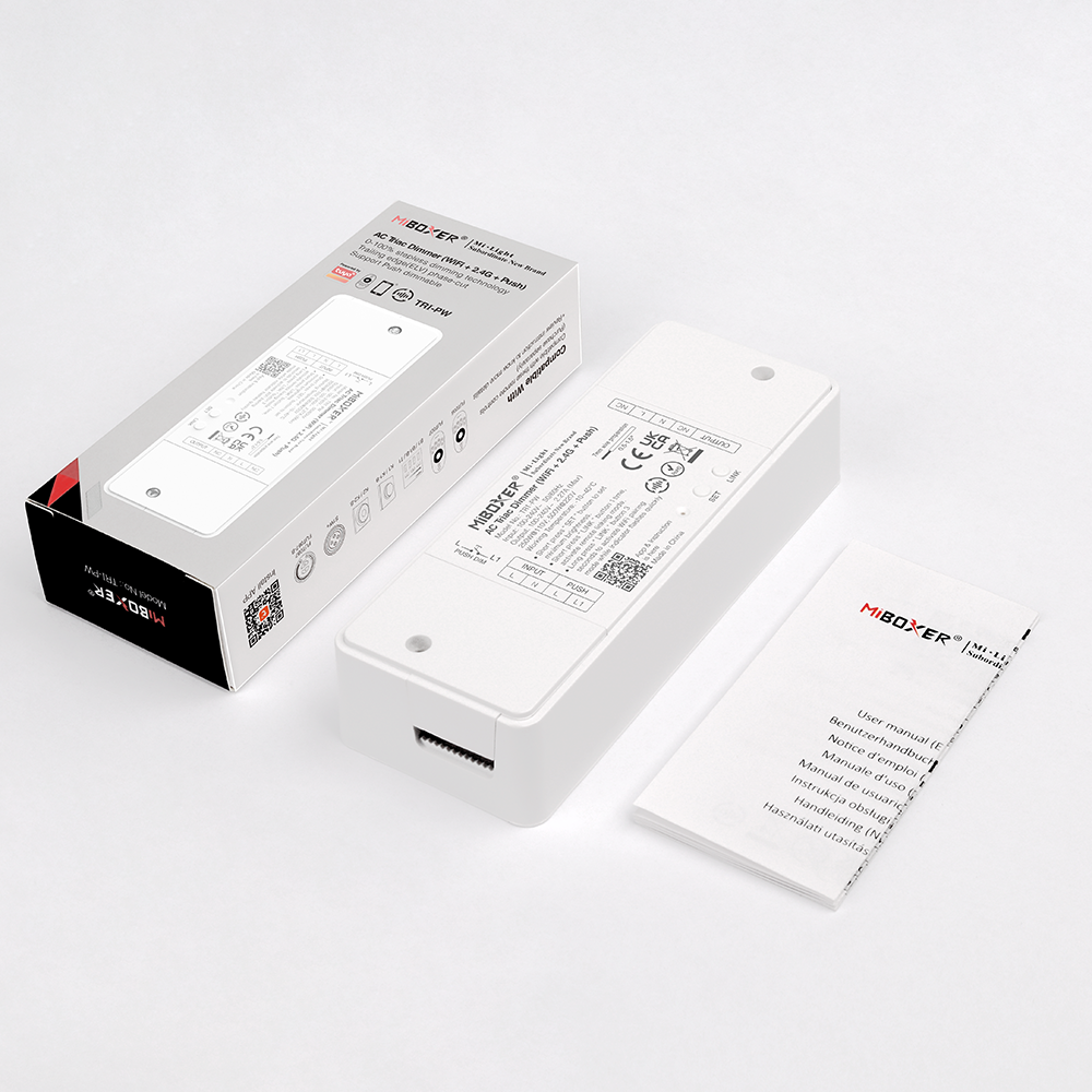MiBoxer TRI-PW AC Triac Dimmer 500W (WiFi+2.4GHz + Push) [3]