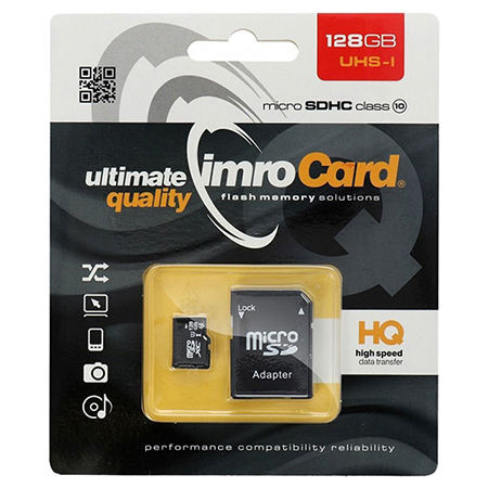 Accesorii PC / Laptop - MICRO SD 128GB CL 10 UHS-1 + ADAPTOR SD