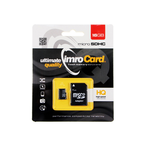 MICRO SD 16GB CL 10 UHS-1 + ADAPTOR SD [1]