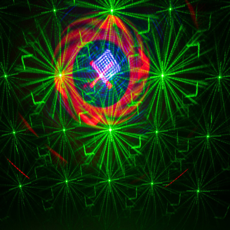 Mini laser 160mw + efect led rgb 3w [6]