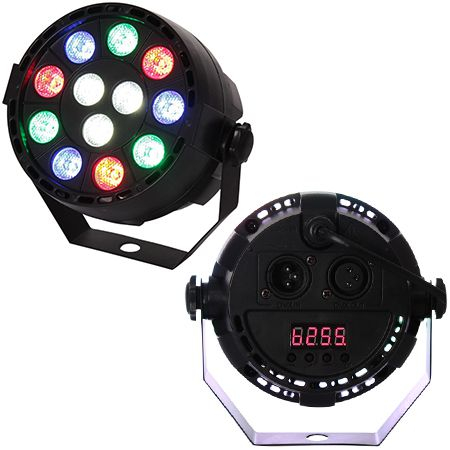 Par / Scannere / Proiectoare LED - Mini priector led rgbw dmx 12x1w rgbw led - Ibiza Light