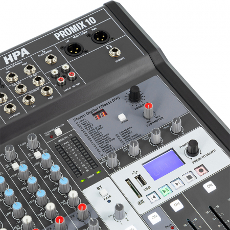 MIXER DIGITAL 10 CANALE 48V BT/USB/SD [5]