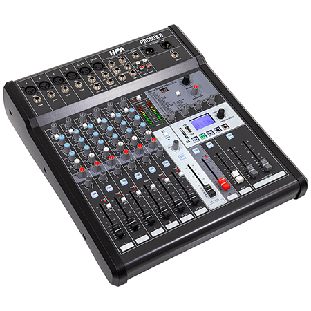 Mixere - MIXER DIGITAL 8 CANALE 48V BT/USB/SD