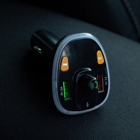 MODULATOR FM CU BLUETOOTH CU 2XUSB [9]