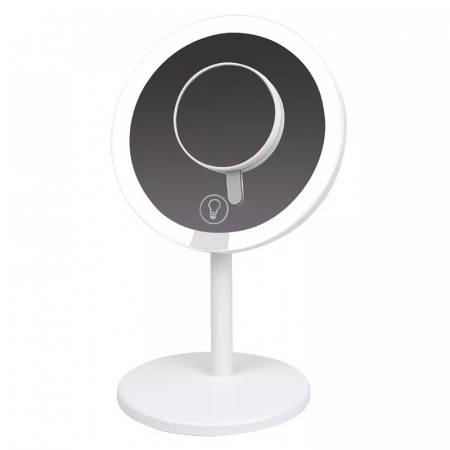 OGLINDA ILUMINATA LED 5W PENTRU MAKE UP 6400K CU ACUMULATOR [1]