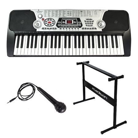 Orga electrica - ORGA ELECTRICA 54 CLAPE CU USB + STAND + MICROFON