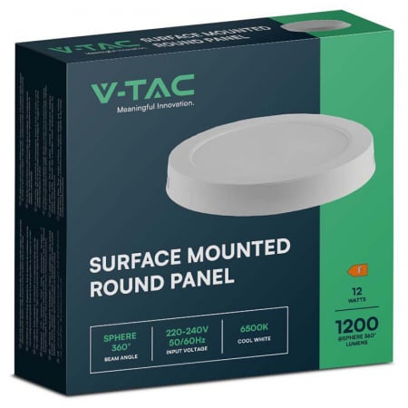 Panou LED 12W, aplicabil, 6500K, V-TAC [2]