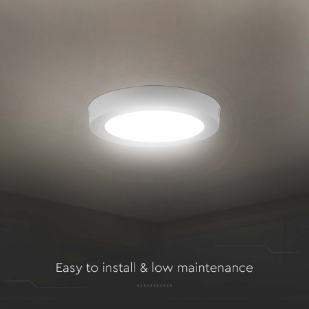 Aplica LED pentru tavan rotunda 18W 3000K V-TAC 7876 [6]
