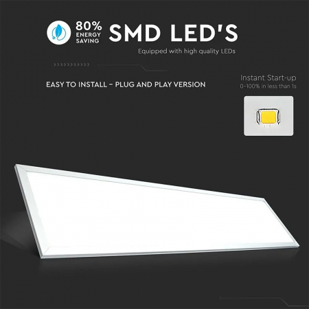 PANOU LED 29W 120CM X 30CM 4500K ALB NEUTRU [4]
