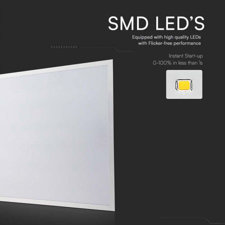PANOU LED 36W 120LM/W 60X60CM 3000K ALB CALD [4]