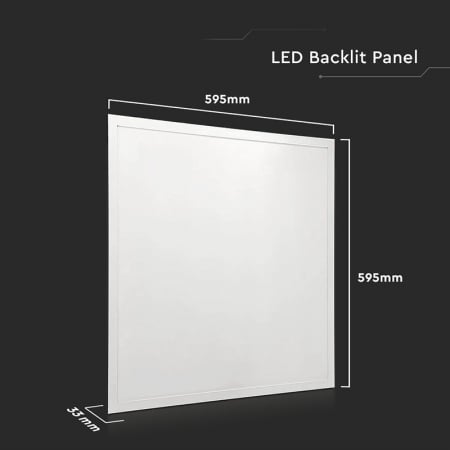 PANOU LED 36W 120LM/W INCORPORABIL 6400K ALB RECE [2]