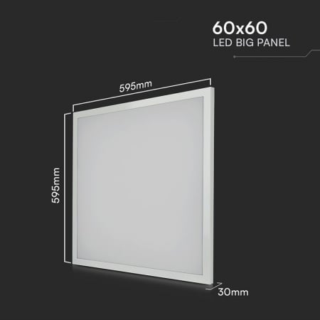 PANOU LED 36W 2IN1 60CM X 60CM 3960LM 4000K ALB NEUTRU, CIP SAMSUNG [9]