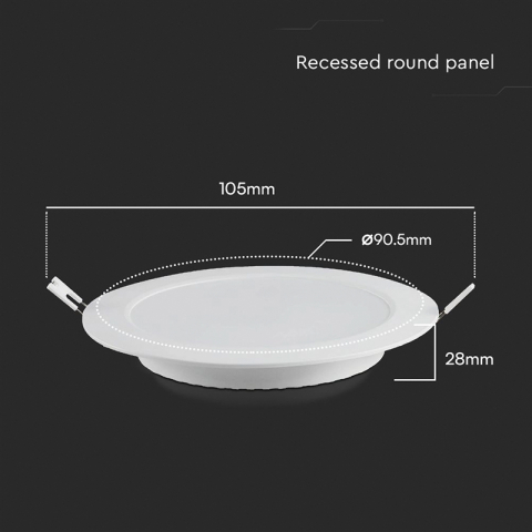 PANOU LED 3W INCORPORABIL 4000K CIP SAMSUNG [3]