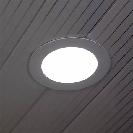 PANOU LED 3W ROTUND 6000K ALB RECE [5]