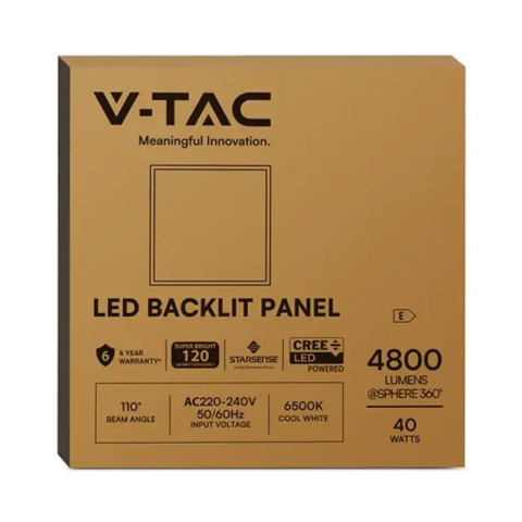 PANOU LED  INCASTRAT 40W 120LM/W 60CM X 60CM 6500K CIP CREE [3]