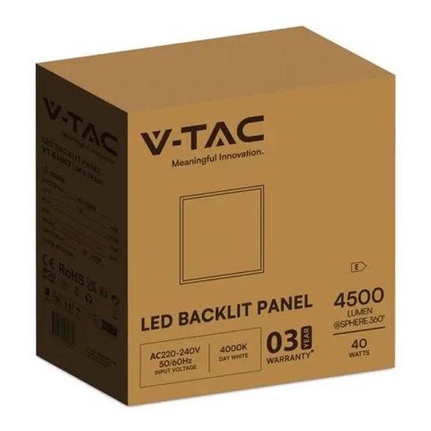 PANOU LED 40W 60CM X 60CM 4000K ALB NEUTRU [2]