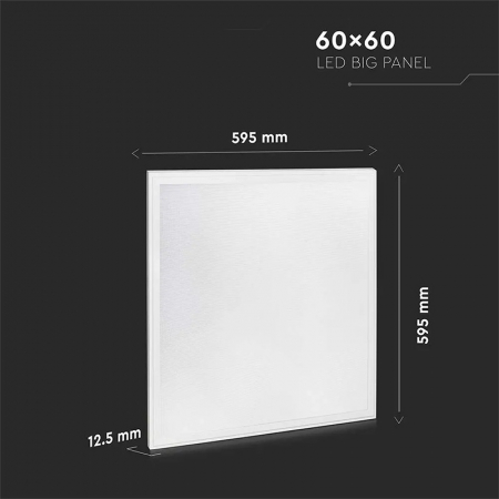 PANOU LED 40W 60CM X 60CM 6400K ALB RECE [3]
