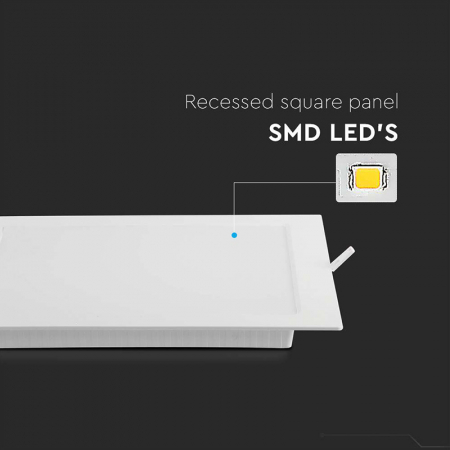 PANOU LED 6W INCORPORABIL 4000K ALB NEUTRU [4]