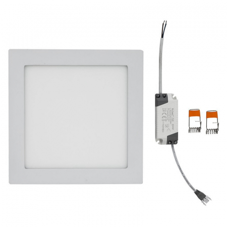 PANOU LED PATRAT INCORPORABIL 18W 3000K ALB CALD [4]